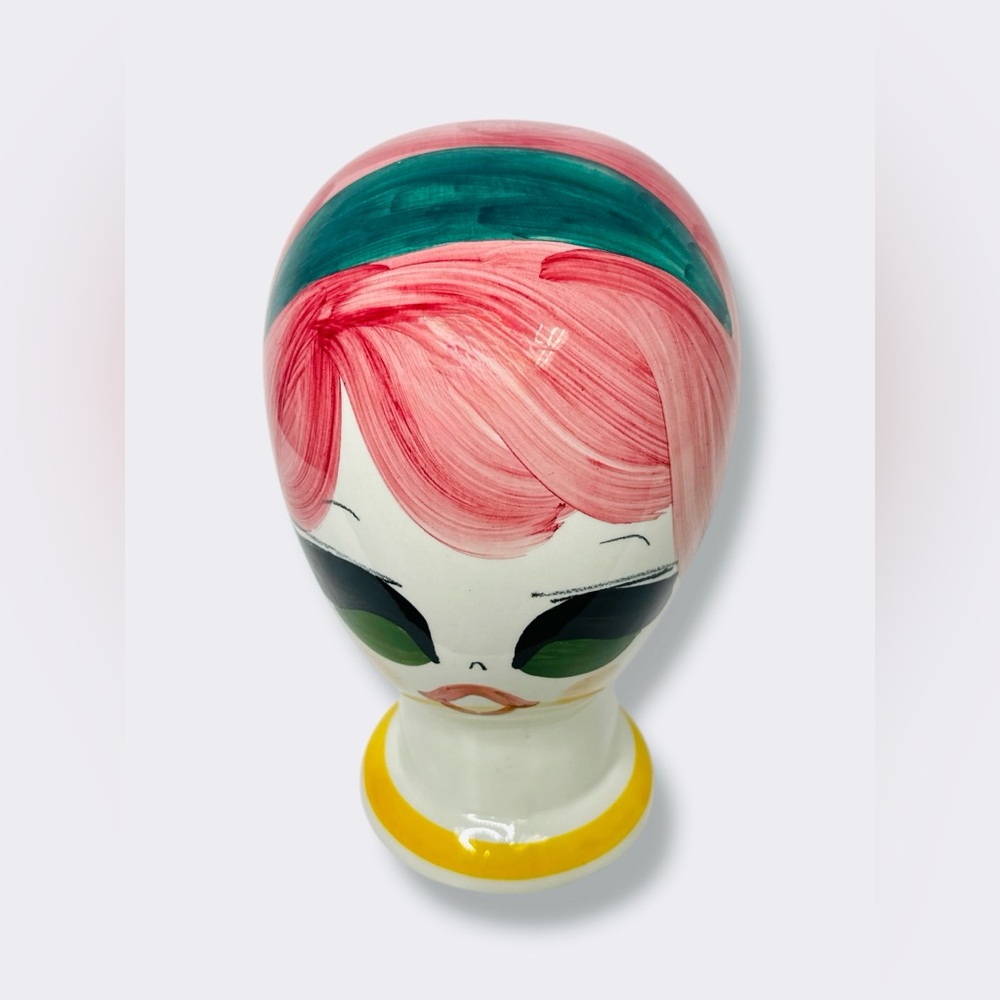 1960s/70s Signed Italian Blond Woman Collectable Head